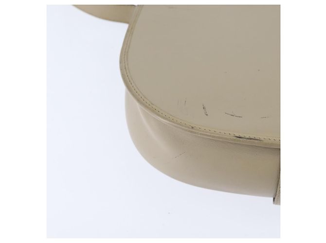 Borsa a Spalla Christian Dior in Pelle Beige Oro Auth bs30458 D'oro - vista 8