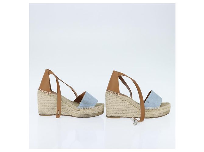 Hermès HERMES Tipoli Espadrilles Schuhe Raffia Beige Auth BA6845 - Ansicht 4