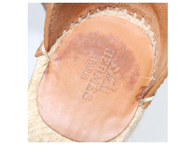 Hermès HERMES Tipoli Espadrilles Schuhe Raffia Beige Auth BA6845 - Ansicht 9