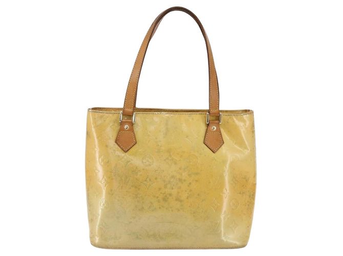 LOUIS VUITTON Borsa a Mano Houston Monogram Vernis Grigio M91053 LV Auth 150109 - vista 13