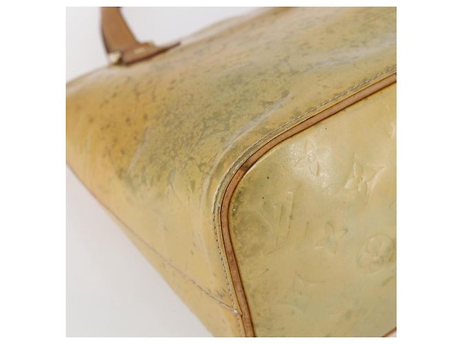 LOUIS VUITTON Borsa a Mano Houston Monogram Vernis Grigio M91053 LV Auth 150109 - vista 15