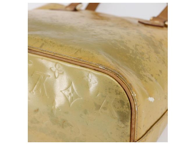 LOUIS VUITTON Borsa a Mano Houston Monogram Vernis Grigio M91053 LV Auth 150109 - vista 16