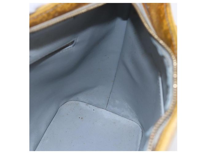 LOUIS VUITTON Borsa a Mano Houston Monogram Vernis Grigio M91053 LV Auth 150109 - vista 18