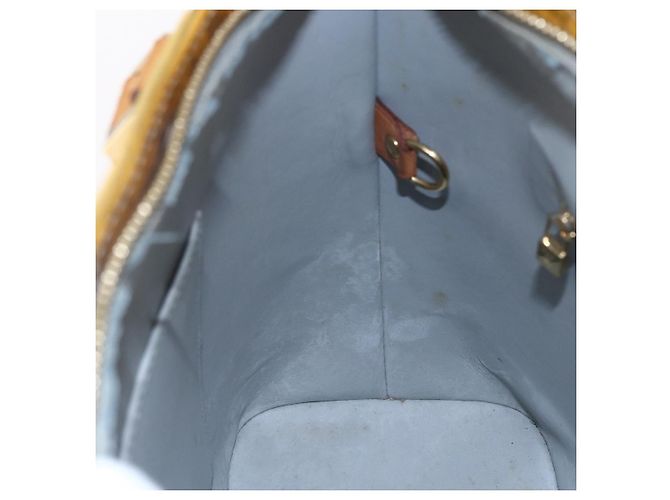 LOUIS VUITTON Borsa a Mano Houston Monogram Vernis Grigio M91053 LV Auth 150109 - vista 19