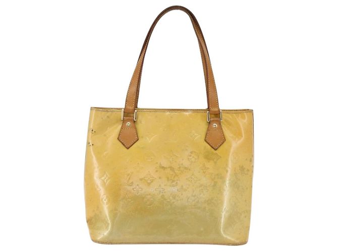 LOUIS VUITTON Borsa a Mano Houston Monogram Vernis Grigio M91053 LV Auth 150109 - vista 2