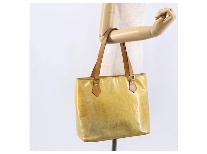 LOUIS VUITTON Borsa a Mano Houston Monogram Vernis Grigio M91053 LV Auth 150109 - vista 21