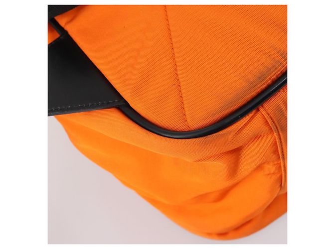 GUCCI Backpack Nylon Orange Silver Auth hk3123 Silvery - view 10