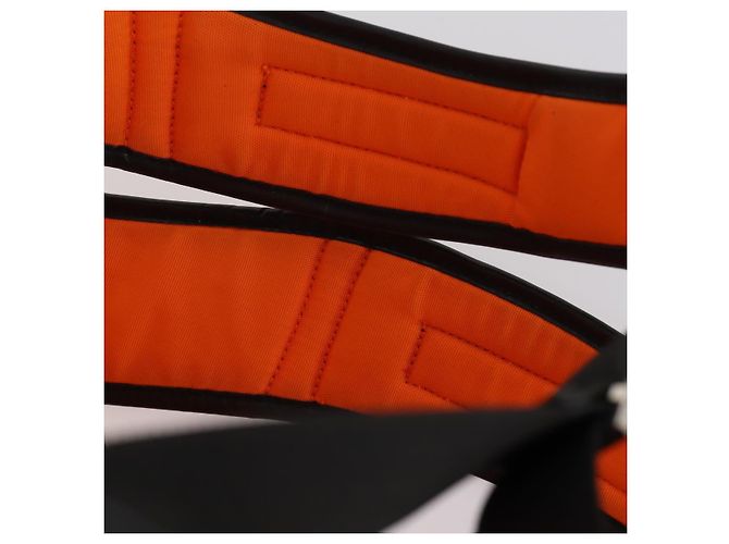 GUCCI Backpack Nylon Orange Silver Auth hk3123 Silvery - view 14