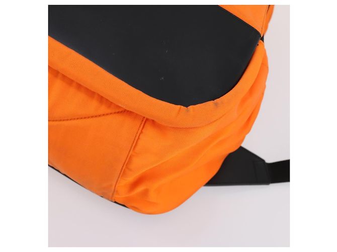 GUCCI Backpack Nylon Orange Silver Auth hk3123 Silvery - view 15