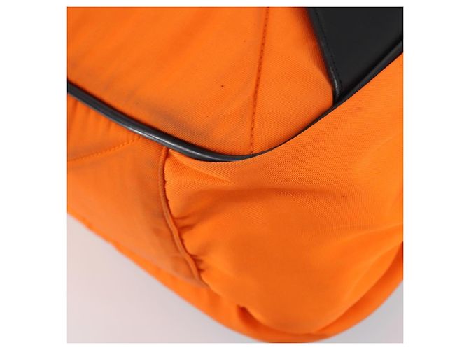 GUCCI Backpack Nylon Orange Silver Auth hk3123 Silvery - view 17