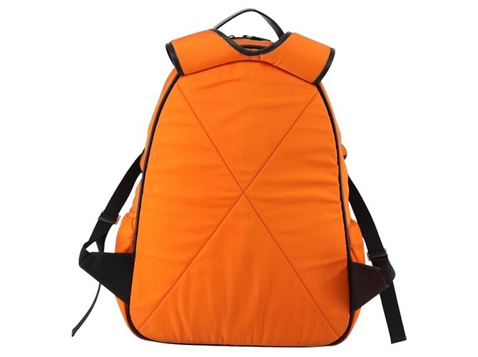 GUCCI Backpack Nylon Orange Silver Auth hk3123 Silvery - view 2