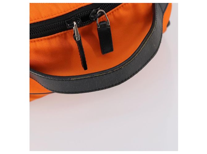 GUCCI Backpack Nylon Orange Silver Auth hk3123 Silvery - view 7