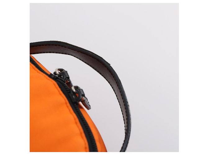 GUCCI Backpack Nylon Orange Silver Auth hk3123 Silvery - view 8