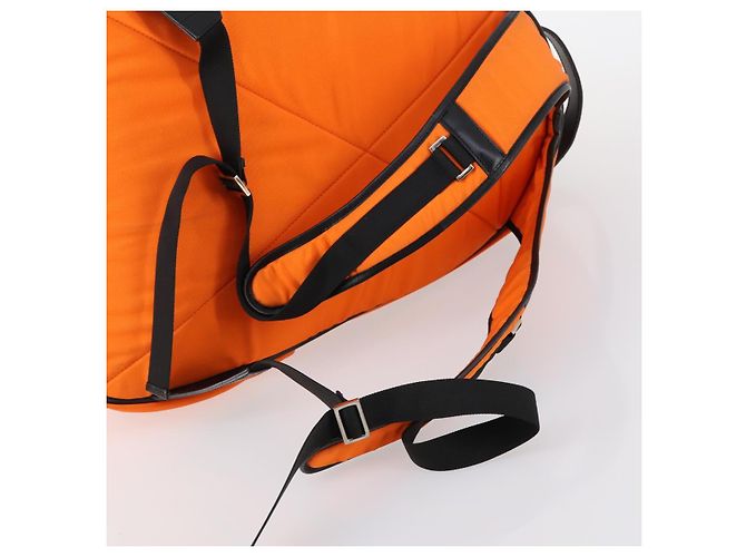 GUCCI Backpack Nylon Orange Silver Auth hk3123 Silvery - view 9