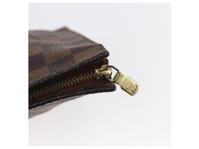 LOUIS VUITTON Poche Toilette 26 Damier Ebene N47543 Auth LV 148766 - vista 9