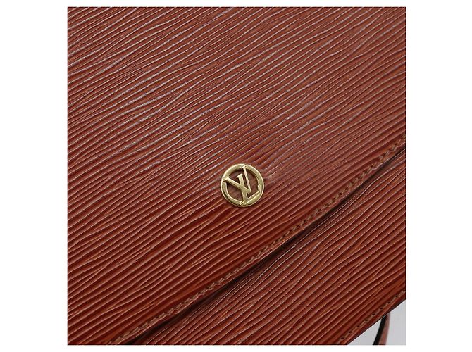 LOUIS VUITTON Borsa a Spalla Epi Grenel Marrone Kenya M52363 LV Auth gh1061 - vista 17