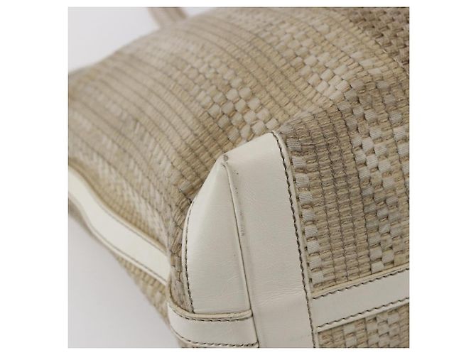 FENDI Tote Bag aus Canvas Beige Gold Auth bs30403 Golden - Ansicht 14