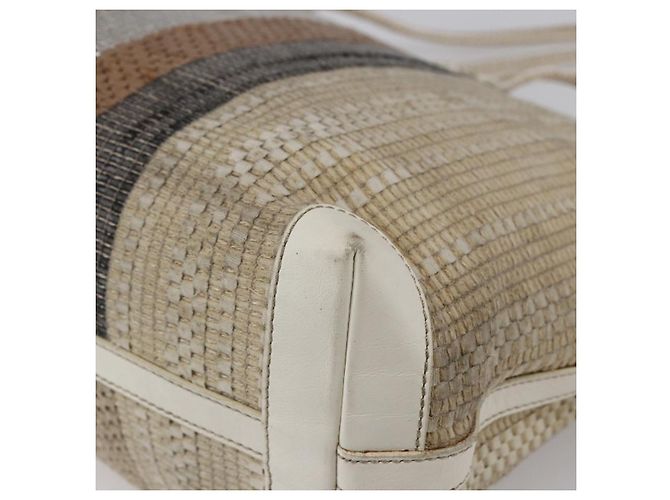 FENDI Tote Bag aus Canvas Beige Gold Auth bs30403 Golden - Ansicht 15