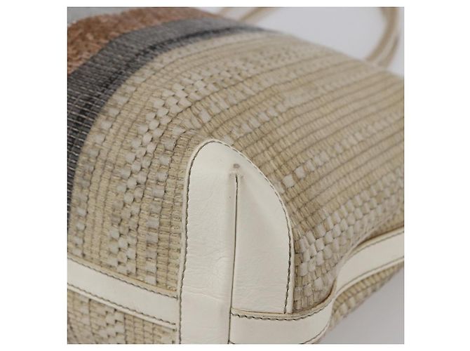 FENDI Tote Bag aus Canvas Beige Gold Auth bs30403 Golden - Ansicht 9