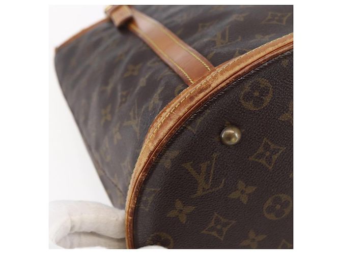 LOUIS VUITTON Borsa a Spalla Monogram Bucket GM M42236 LV Auth 150005 Monogramma - vista 14