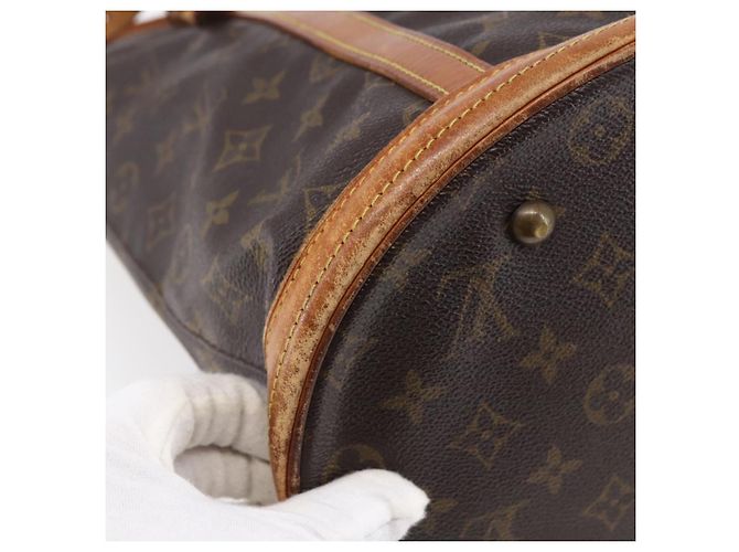 LOUIS VUITTON Borsa a Spalla Monogram Bucket GM M42236 LV Auth 150005 Monogramma - vista 16