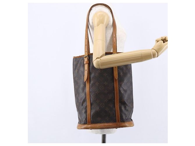 LOUIS VUITTON Borsa a Spalla Monogram Bucket GM M42236 LV Auth 150005 Monogramma - vista 22