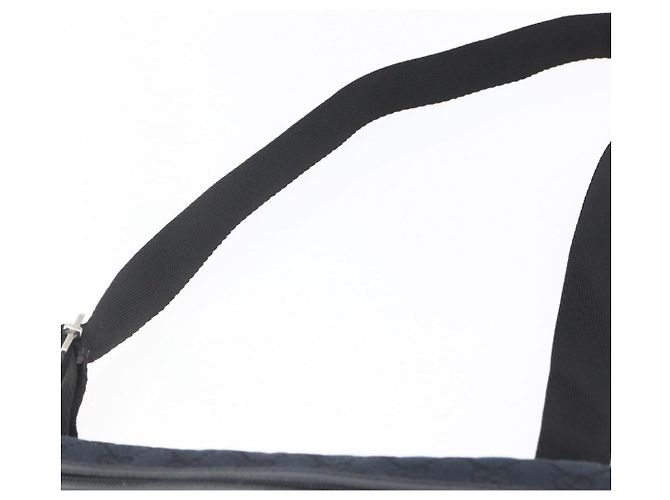 Borsa a Spalla GG Canvas Gucci Nera Argento 90476 Auth am9461 Nero - vista 8