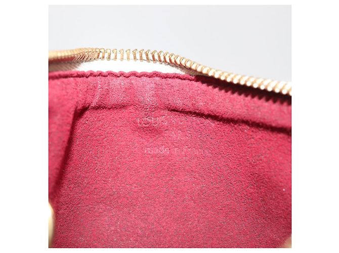 LOUIS VUITTON Pochette MM Monogram Multicolore Bianca M60028 LV Auth 146245 Bianco - vista 14