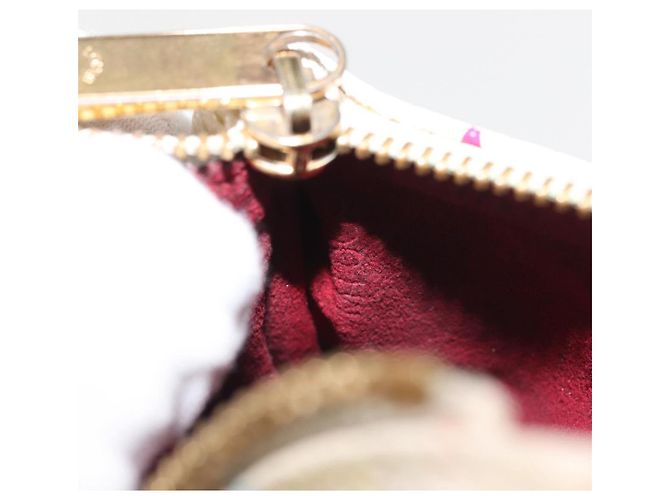LOUIS VUITTON Pochette MM Monogram Multicolore Bianca M60028 LV Auth 146245 Bianco - vista 18