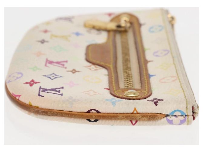 LOUIS VUITTON Pochette MM Monogram Multicolore Bianca M60028 LV Auth 146245 Bianco - vista 4