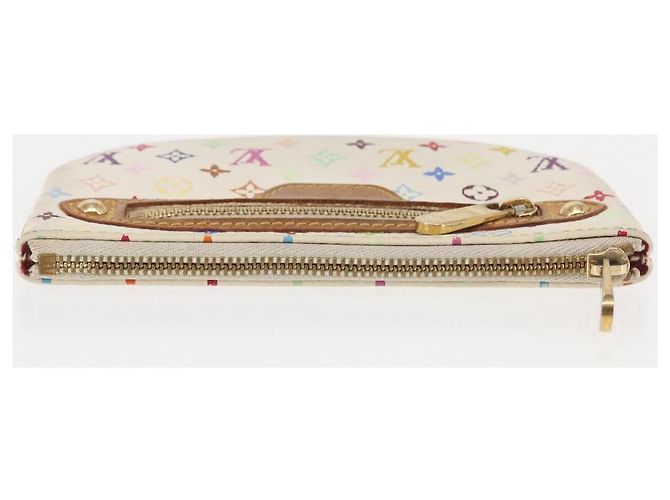 LOUIS VUITTON Pochette MM Monogram Multicolore Bianca M60028 LV Auth 146245 Bianco - vista 6