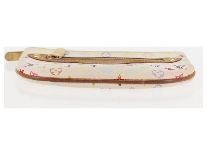 LOUIS VUITTON Pochette MM Monogram Multicolore Bianca M60028 LV Auth 146245 Bianco - vista 7