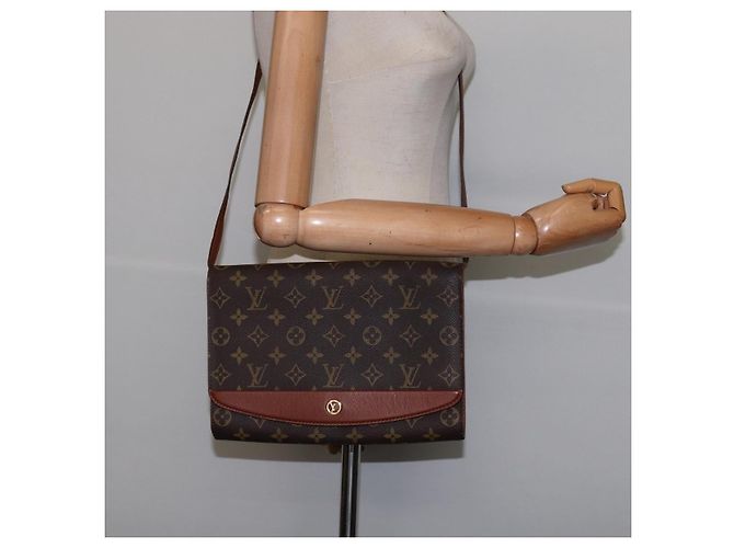 LOUIS VUITTON Borsa a Spalla Monogram Bordeaux 27 M51797 LV Auth bs29606 Monogramma - vista 22