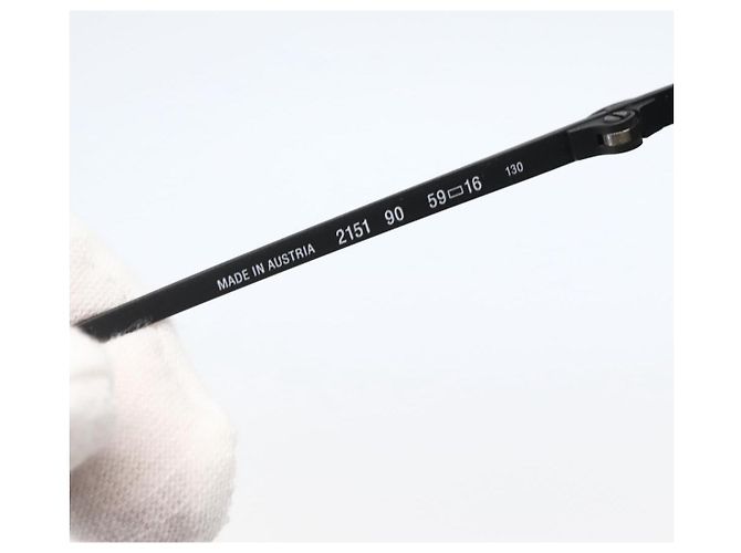 Occhiali da sole Christian Dior in plastica Neri Auth 143203 Nero - vista 10