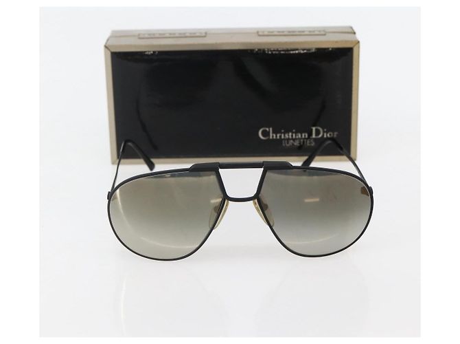 Occhiali da sole Christian Dior in plastica Neri Auth 143203 Nero - vista 11