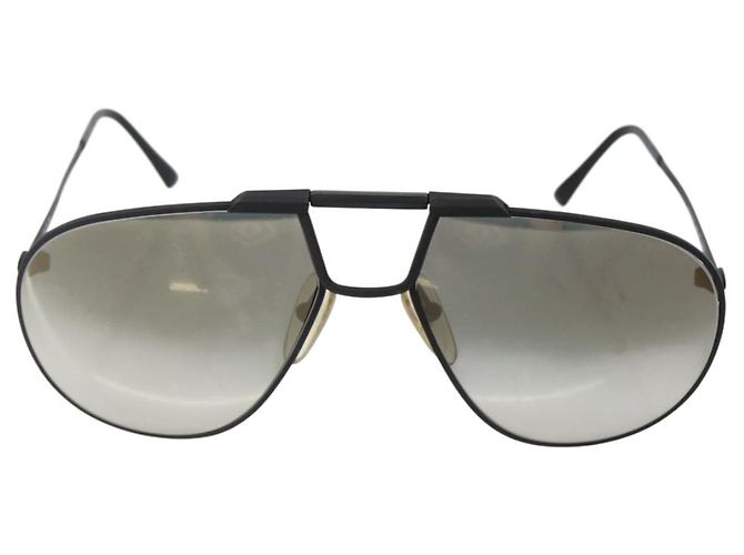Occhiali da sole Christian Dior in plastica Neri Auth 143203 Nero - vista 2