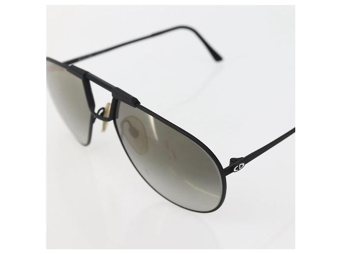Occhiali da sole Christian Dior in plastica Neri Auth 143203 Nero - vista 7