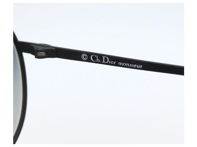 Occhiali da sole Christian Dior in plastica Neri Auth 143203 Nero - vista 9