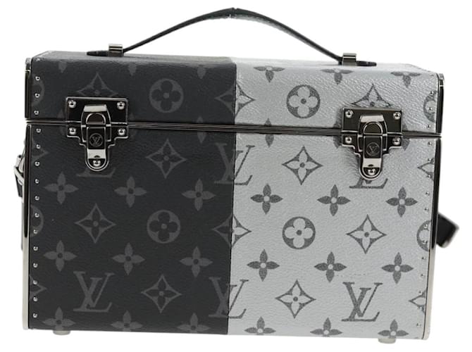 LOUIS VUITTON Borsa Mini Box Trunk Split Monogram Eclipse M21022 LV Auth 141164SM Monogramma - vista 13