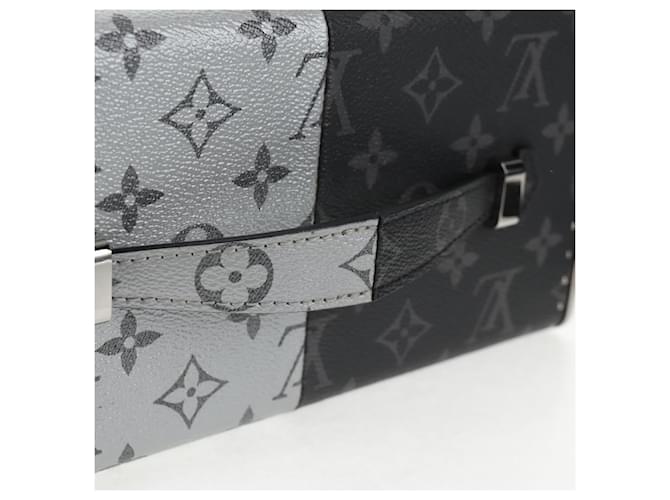 LOUIS VUITTON Borsa Mini Box Trunk Split Monogram Eclipse M21022 LV Auth 141164SM Monogramma - vista 14