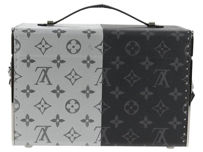 LOUIS VUITTON Borsa Mini Box Trunk Split Monogram Eclipse M21022 LV Auth 141164SM Monogramma - vista 2