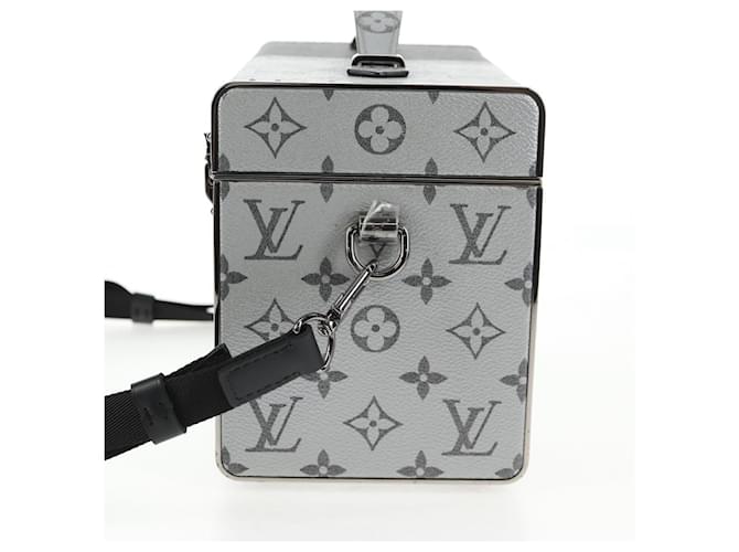 LOUIS VUITTON Borsa Mini Box Trunk Split Monogram Eclipse M21022 LV Auth 141164SM Monogramma - vista 3