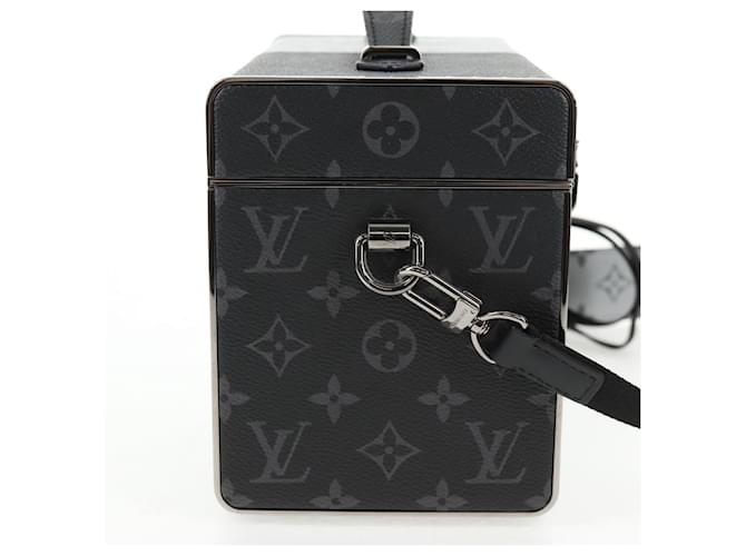 LOUIS VUITTON Borsa Mini Box Trunk Split Monogram Eclipse M21022 LV Auth 141164SM Monogramma - vista 5