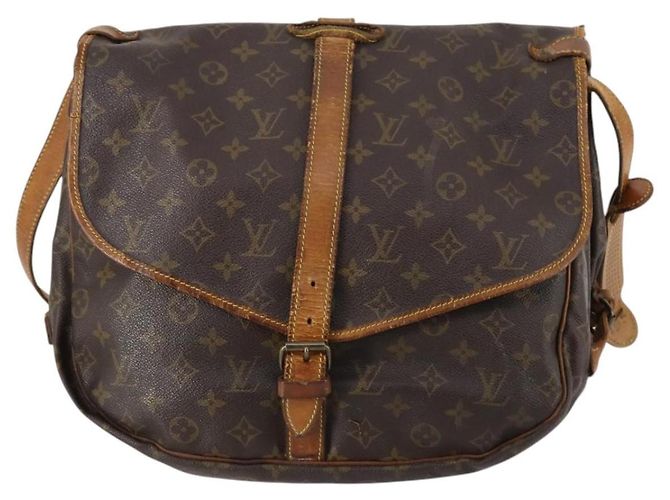 LOUIS VUITTON Borsa a Spalla Monogram Saumur 35 M42254 LV Auth BA5810 Monogramma - vista 13
