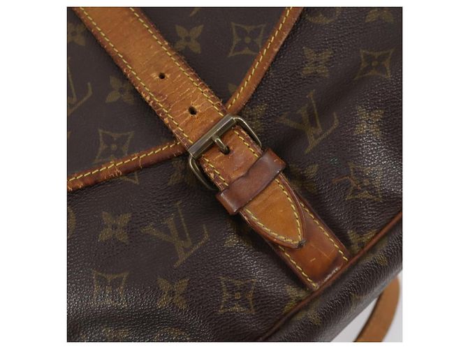LOUIS VUITTON Borsa a Spalla Monogram Saumur 35 M42254 LV Auth BA5810 Monogramma - vista 22