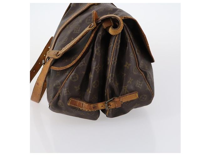 LOUIS VUITTON Borsa a Spalla Monogram Saumur 35 M42254 LV Auth BA5810 Monogramma - vista 3