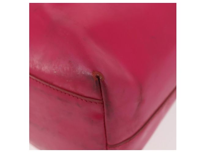 Borsa a Spalla PRADA in Pelle Rosa Chiaro Auth 143274 - vista 16