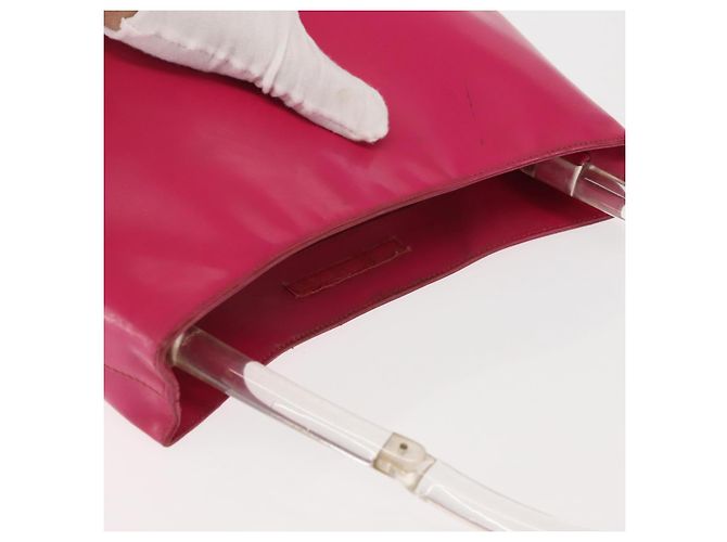 Borsa a Spalla PRADA in Pelle Rosa Chiaro Auth 143274 - vista 6