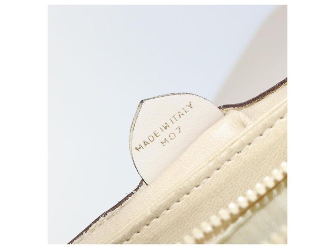 Céline Borsa a Spalla CELINE in Pelle Beige Oro Auth 142806 D'oro - vista 12