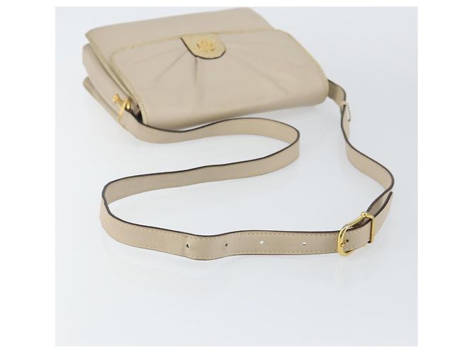 Céline Borsa a Spalla CELINE in Pelle Beige Oro Auth 142806 D'oro - vista 7